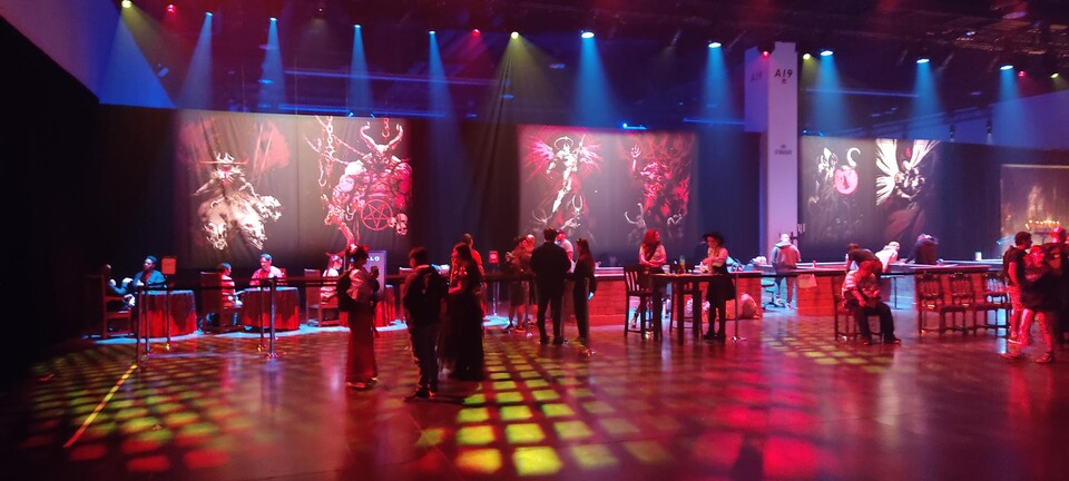 Auf der Blizzcon quatschte Benedict mit Diablo-Entwicklern.