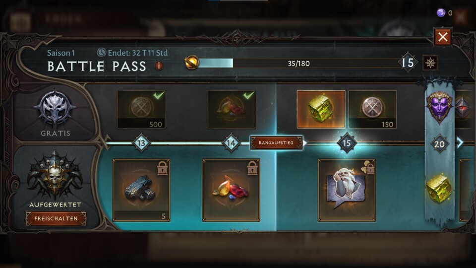 Diablo Immortal hat natürlich auch einen Battle Pass.