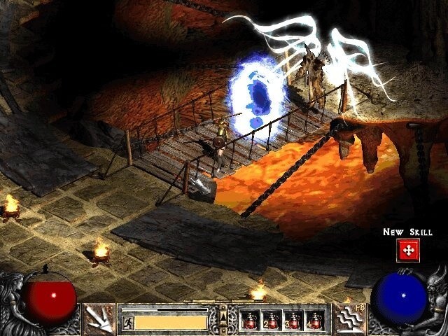 Erzengel Tyrael leitet den Helden in Diablo 2 an.