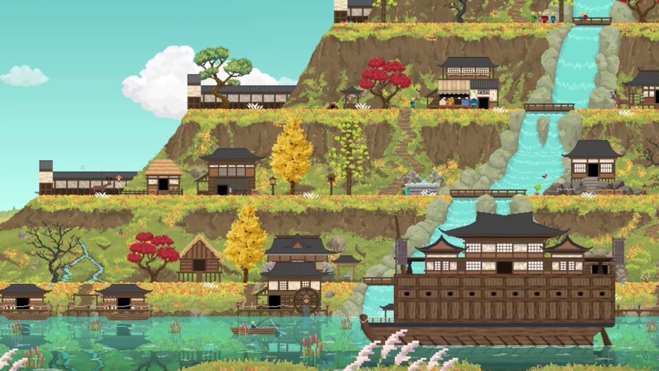 Die Aufbaustrategie Faraway Lands lässt euch eure eigene Siedlung im feudalen Japan errichten
