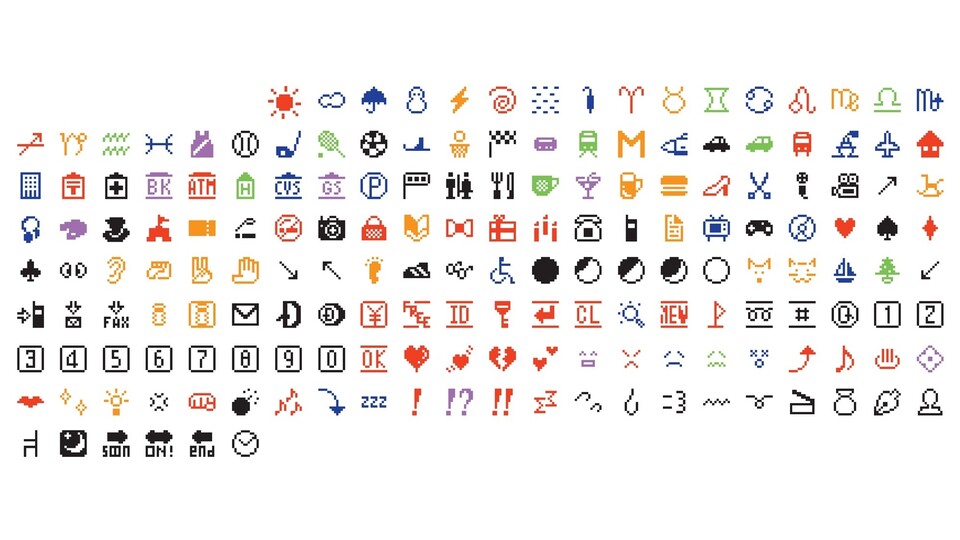 Die Emoji-Orginale auf dem Jahr 1999 wurden nun in das Museum of Modern Art aufgenommen.