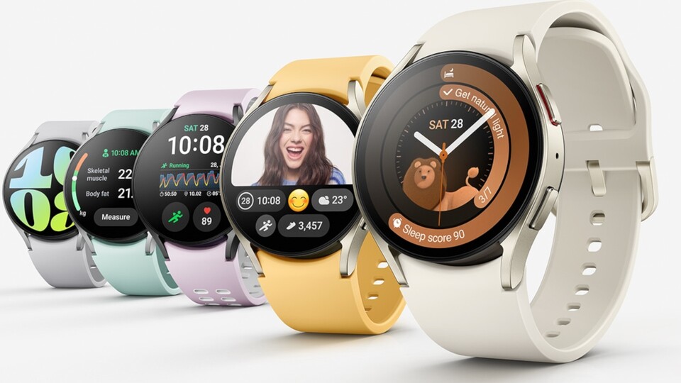 Die Galaxy Watch 6 kommt mit einem neuen Prozessor und 40 Stunden Akkulaufzeit