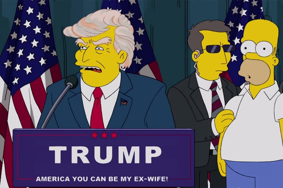 Serie Die Simpsons hat bereits Donald Trump als US-Präsident vorhergesagt.