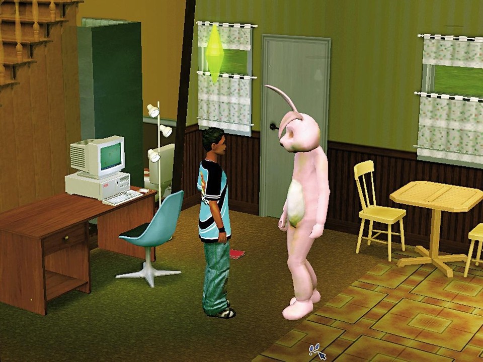Wenn Ihr Sim keine Freunde hat, schickt das Programm automatisch das Sozio-Bunny.
