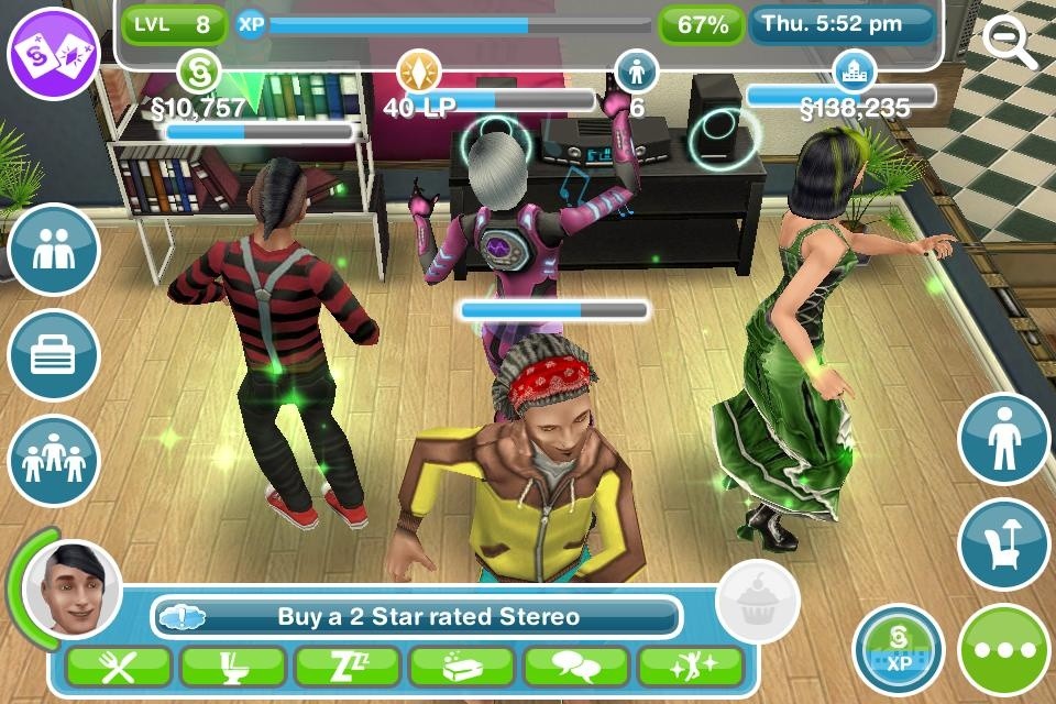 Die Sims FreePlay ist für iOS-Systeme erhältlich.