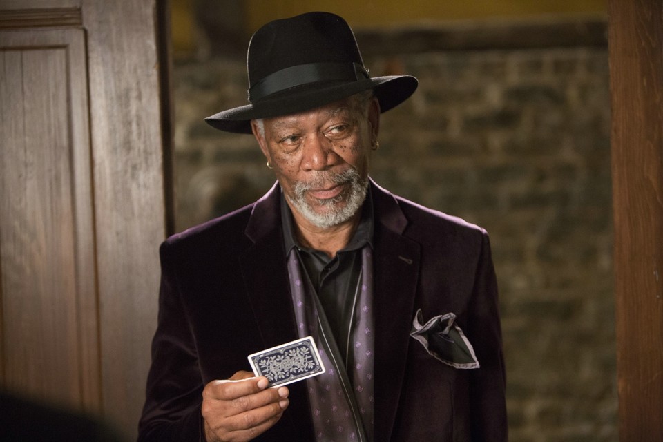 An Eisenbergs Seite spielt Hollywood-Legende Morgan Freeman.