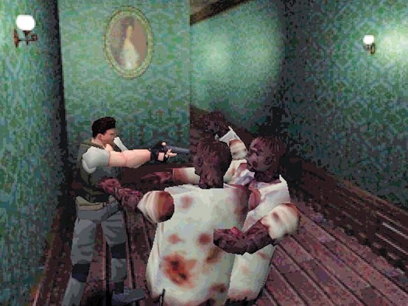 Resident Evil 1: Das Horror-Adventure von Capcom gilt in vielen Presseberichten als schlimmstes Spiel aus der Konsolen-Ecke, es wurde allerdings nie indiziert.