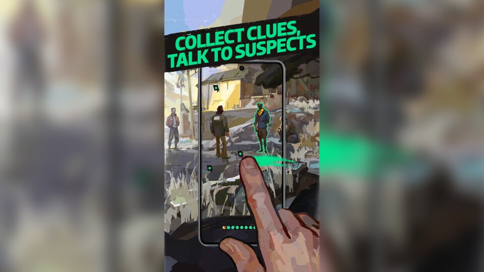 Disco Elysium Mobile steuert sich wie ein Point+Click-Adventure statt ein isometrisches RPG.