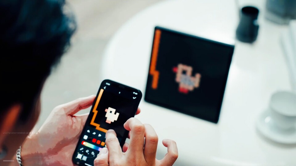 Alles easy über die App machbar. Wer gerne in freien Momenten sich künstlerisch austoben will, kann das Ergebnis später auf den Bilderrahmen übertragen.