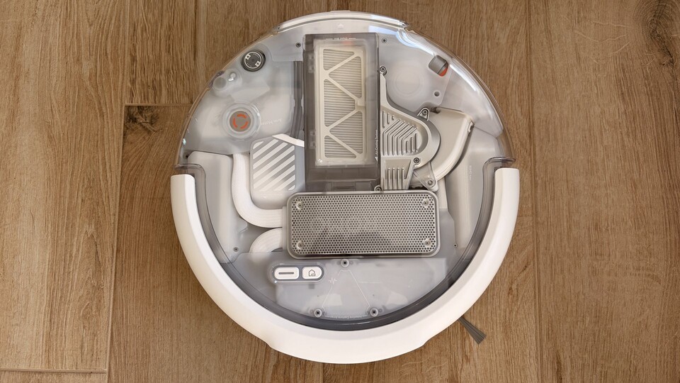 Die Oberseite des DJI ROMO P2 ist wieder transparent.