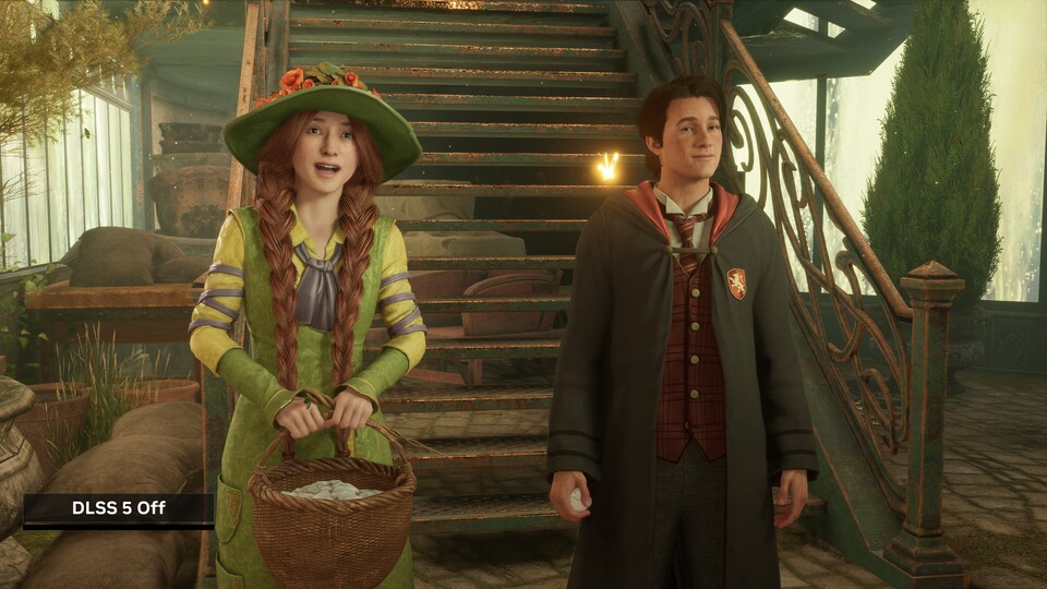 DLSS 5 Hogwarts Legacy OFF (Bildquelle: Nvidia)