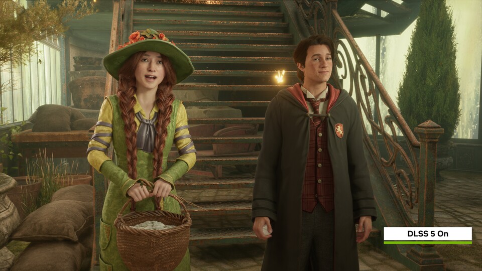 DLSS 5 Hogwarts Legacy ON (Bildquelle: Nvidia)