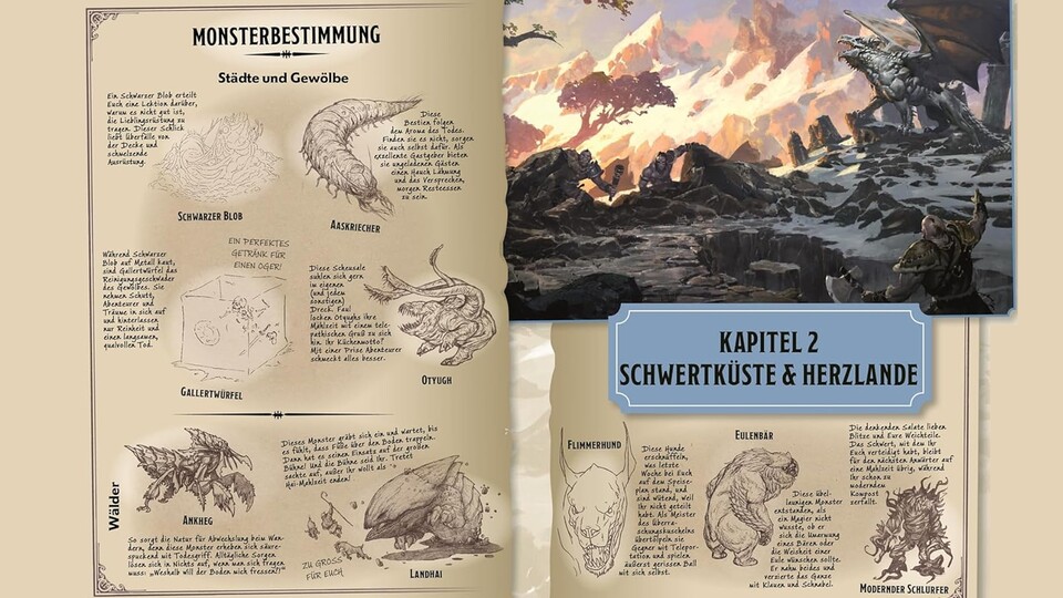 Neben den Eulenbären erwarten euch auch eine Vielzahl anderer Monster, die euch in diesem Meisterwerk vorgestellt werden!