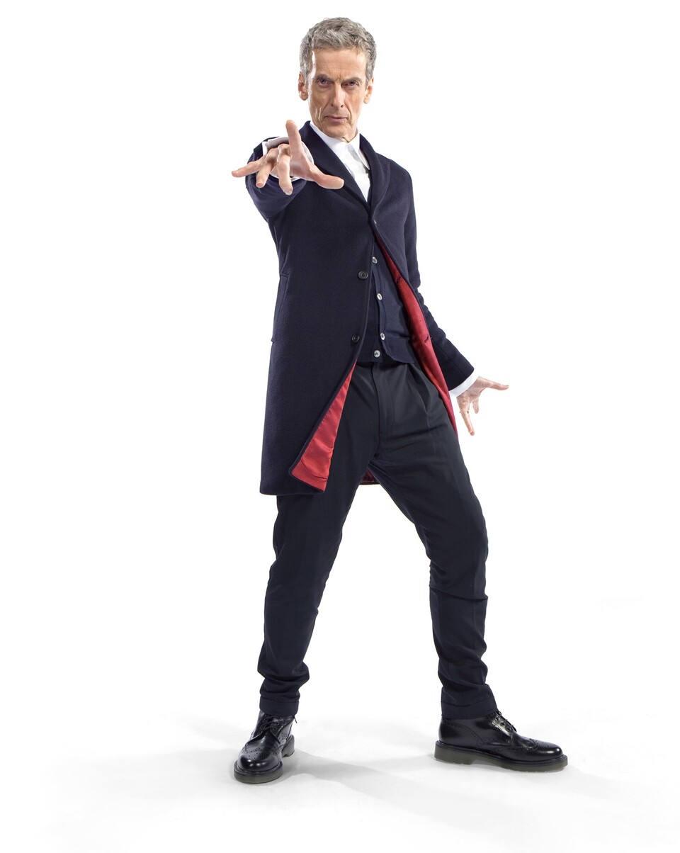 Der 12. Doctor Who - Peter Capaldi in seinem neuen Kostüm.