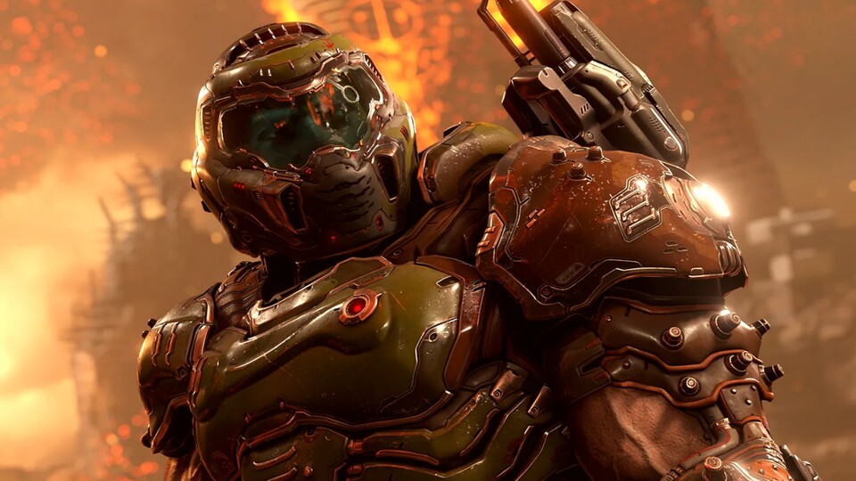 Doom kann nach dem Next-Gen-Update jetzt auch in wunderschöner Raytracing-Grafik strahlen.