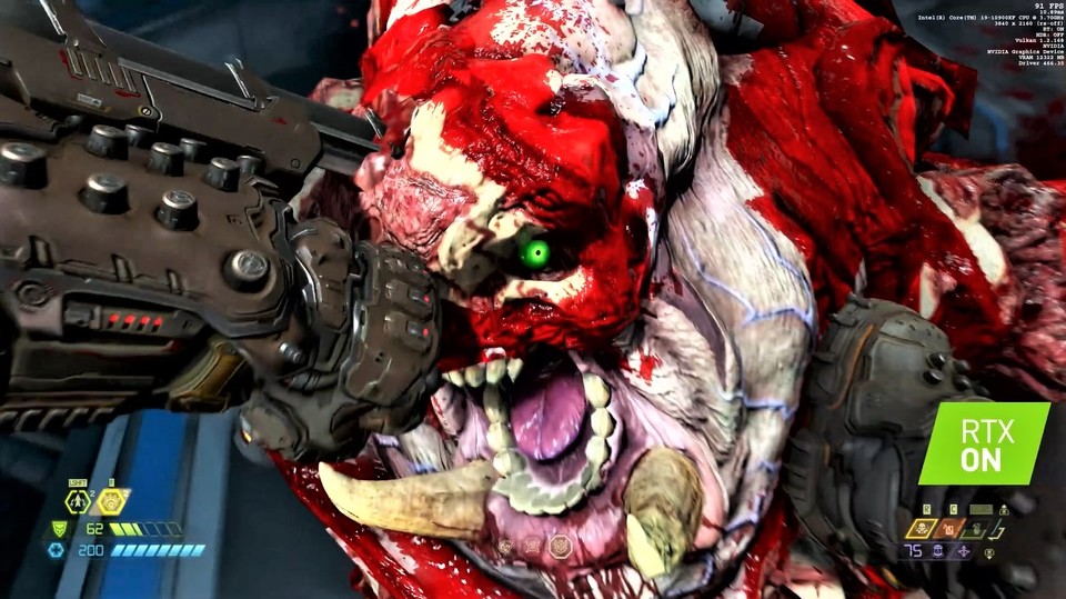 Doom Eternal - Beeindruckendes Gameplay mit Raytracing und in 4K
