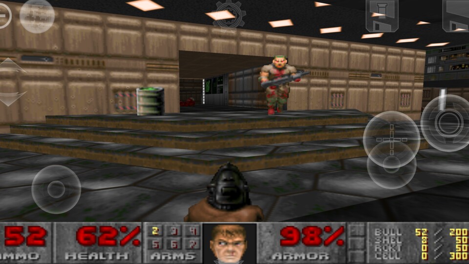 Die Steuerung ist bei Doom auf dem Smartphone ein weiterer, nicht zu unterschätzender Kontrahent.