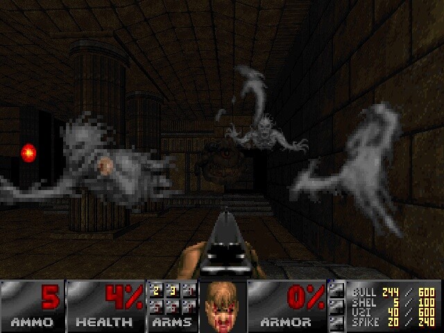 In Doom Raider versprüht ein Pain Elemental weder Charme noch Lost Souls, sondern Geister.