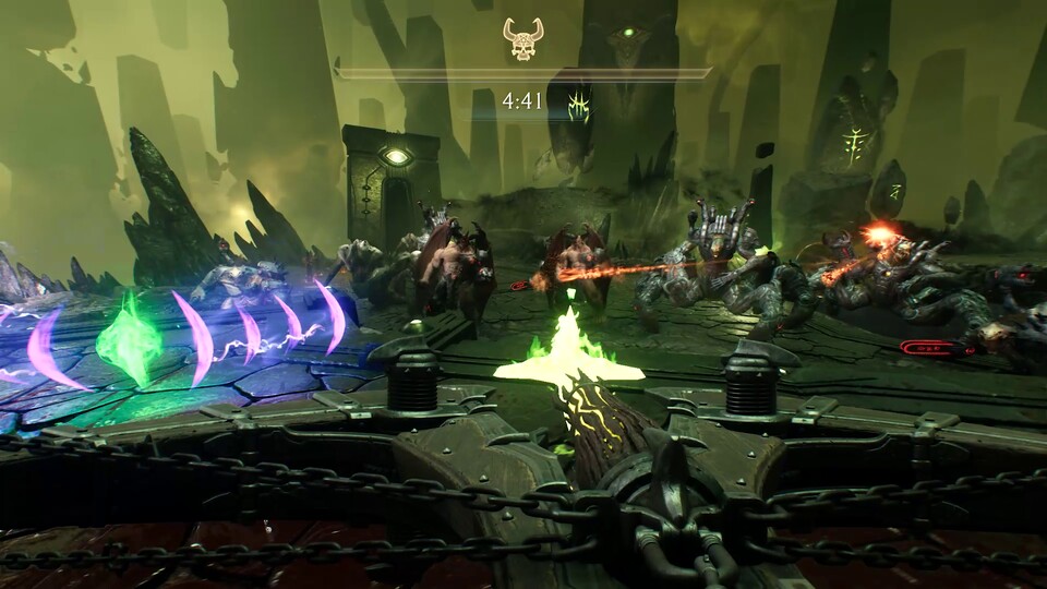 Im Ripatorium könnt ihr euch ewig kloppen - oder ihr stellt euch einen Timer, wie hier oben im Bild.