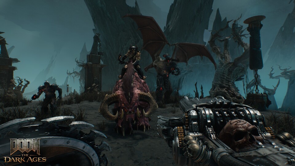 Dark Fantasy pur: Im neuen Doom ist weniger Sci-Fi angesagt, als in den Vorgängern.