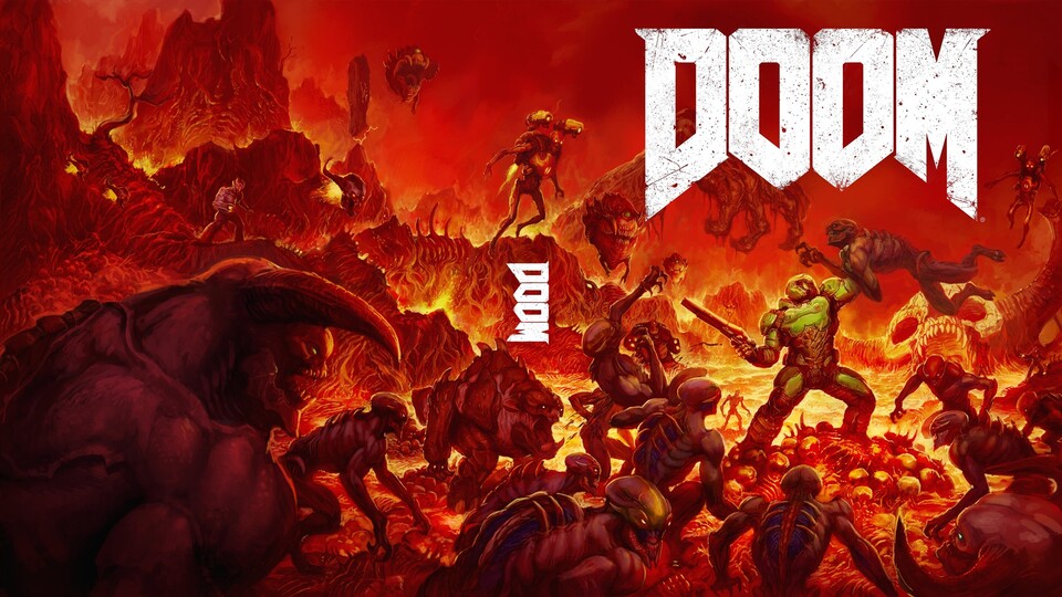 Die alten Doom-Packungen erinnern an Metal-Alben, für Doom 2016 hat man ein passendes Artwork nur als Wendecover (im Bild) beigelegt. Jetzt erklärt der Komponist: Metal hätte es beinahe auch im Soundtrack nicht gegeben.
