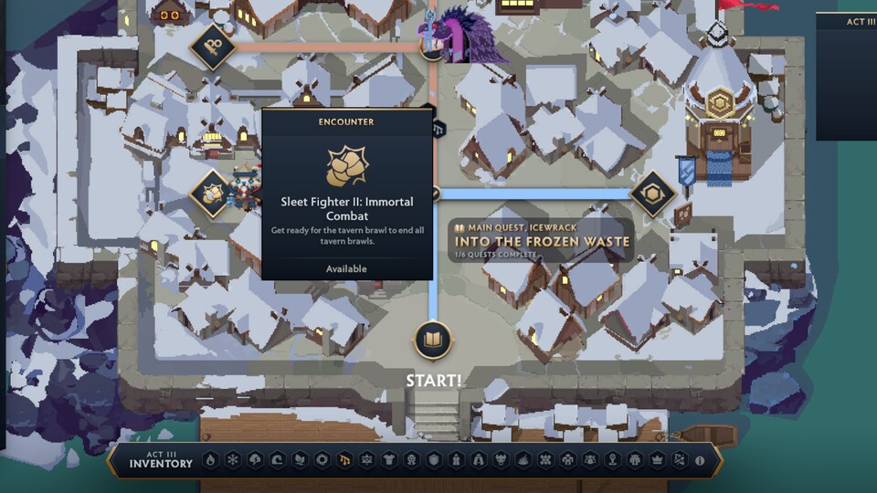 Ihr findet Sleet Fighter direkt an der ersten Gabelung links im Story Mode des Crownfall-Events.