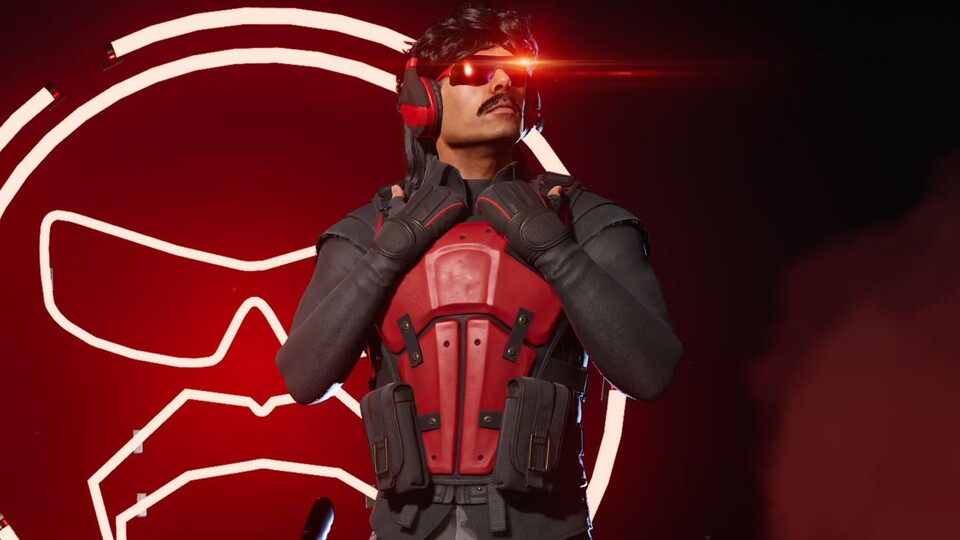 Der besagte Skin von Dr Disrespect im Spiel Rogue Company.
