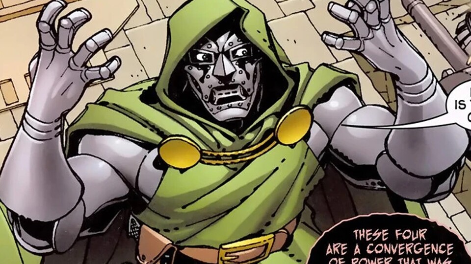 Eine Schelle von Dr. Doom tut weh - aber Mensch bleibt nunmal Mensch. Bildquelle: Marvel