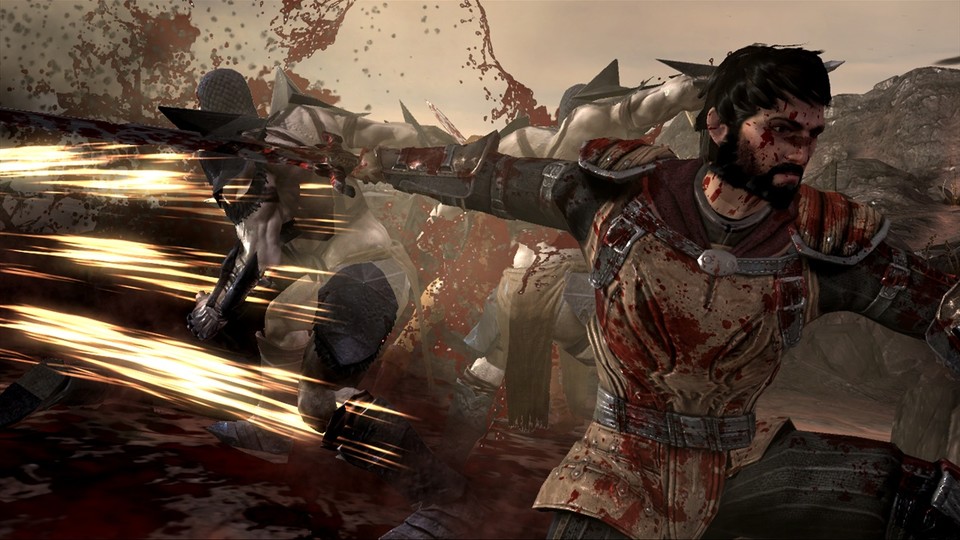 Dragon Age 2 setzt von der ersten Minute an auf Action in Form blutiger Gefechte.