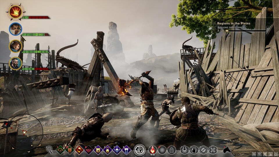 So sieht das Interface von Dragon Age: Inquisition aus - der Screenshot stammt von Bioware selbst.