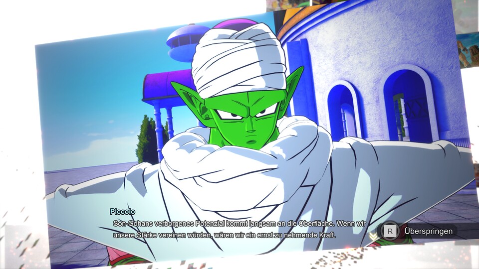 Piccolo und Son-Gohan. Das Dreamteam, Vater und Sohn! Hust, Hust.
