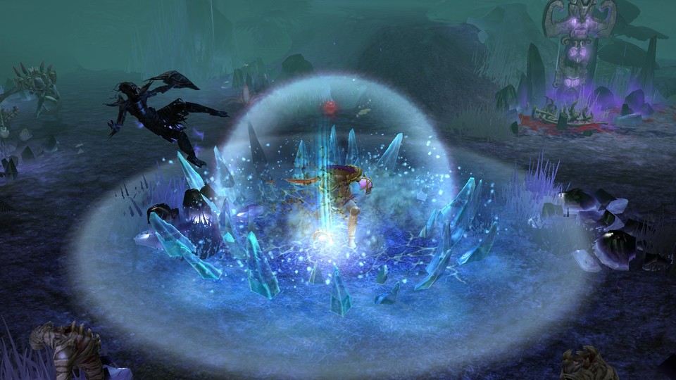 In Drakensang Online: Rise of Balor reisen die Spieler nach Lor'Tac. Dort bekämpfen sie unter anderem Drachen.