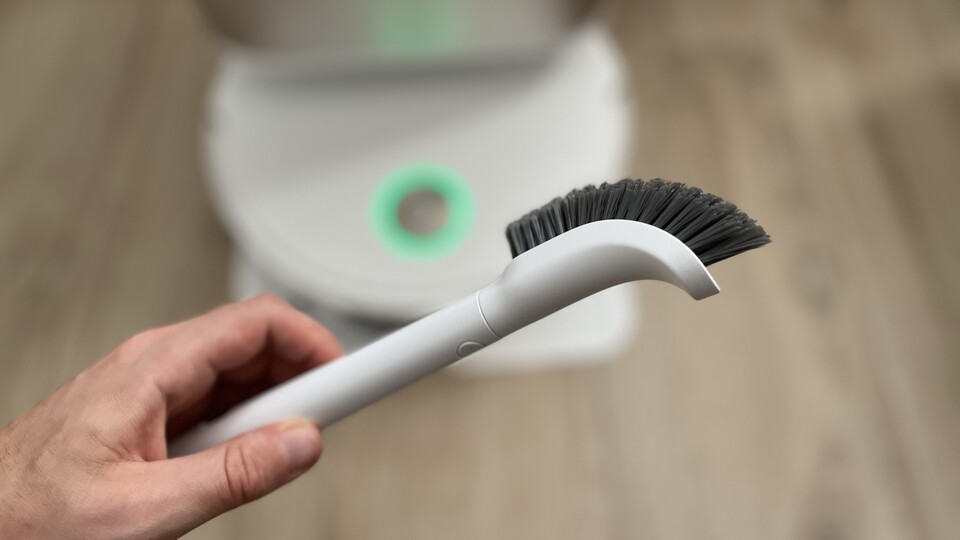 Die Reinigungsbürste ist ein cooles Zubehörteil.