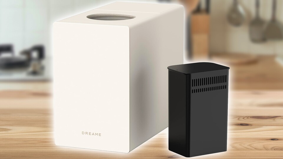Ungefähr so groß wie eine Eismaschine: Der DREAME SF25 passt perfekt in die Küche und dank Aktivkohlefilter stinkt es auch nicht!