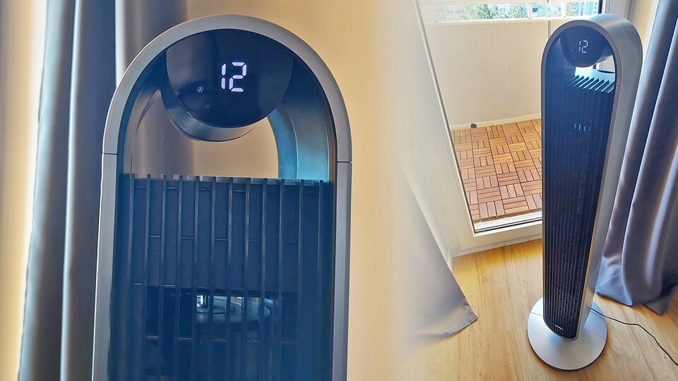 Mein DREO Pilot Max S kühlt an heißen Tagen problemlos mein Wohnzimmer. Auf Stufe 12 hat er einen echt starken Luftstrom.