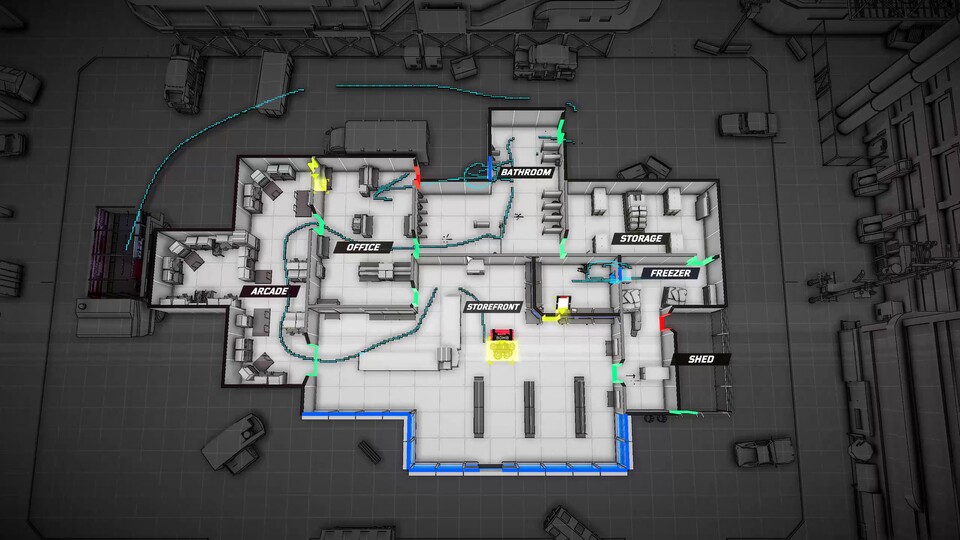 Am Anfang jeder Runde muss ein Schlachtplan ausgetüftelt werden.
