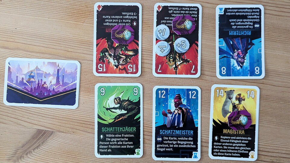 Nach ein paar Runden, wird eure Partie ungefähr so aussehen