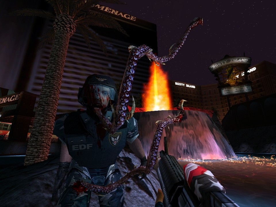 Eine Szene aus Duke Nukem Forever auf Basis der Unreal-Engine.