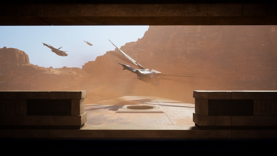 Fliegen geht, Reiten nicht: Das neue Dune-Spiel hat zu Release nicht alle Features.