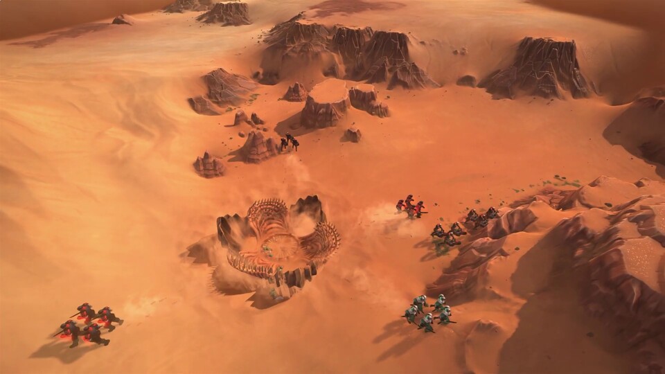 Dune: Spice Wars - Im Gameplay-Trailer ist der Wurm drin