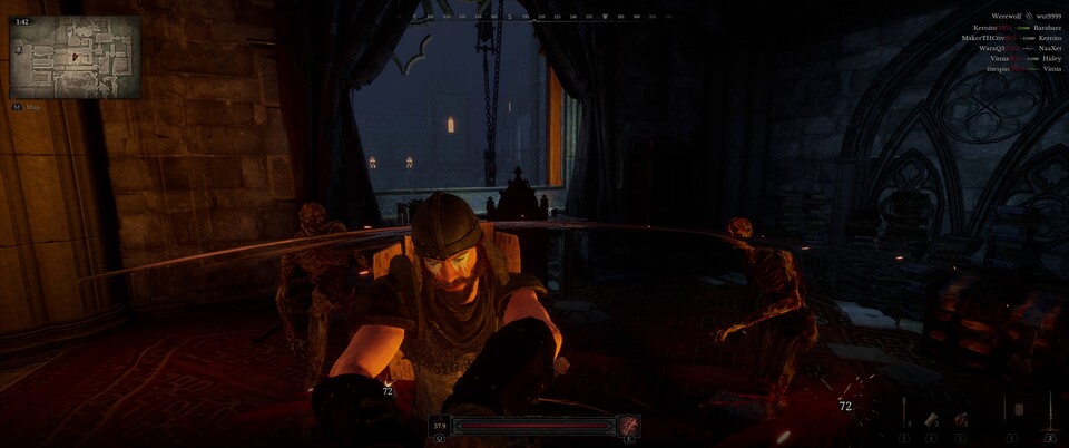 Cool: Bei einigen Skills wie diesem Wirbelangriff wechselt man in eine Third-Person-Kamera.