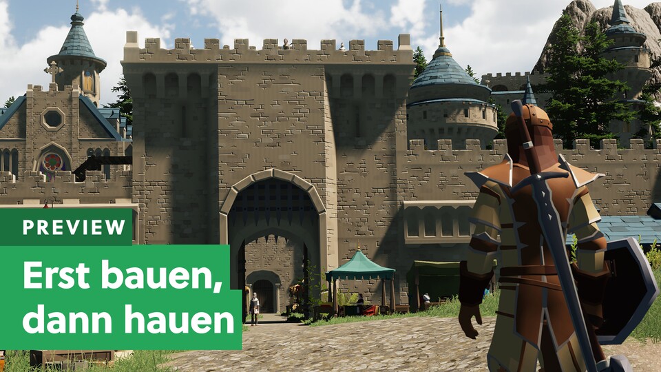 Dungeons and Kingdoms verspricht Aufbau, Kämpfe und Abenteuer.