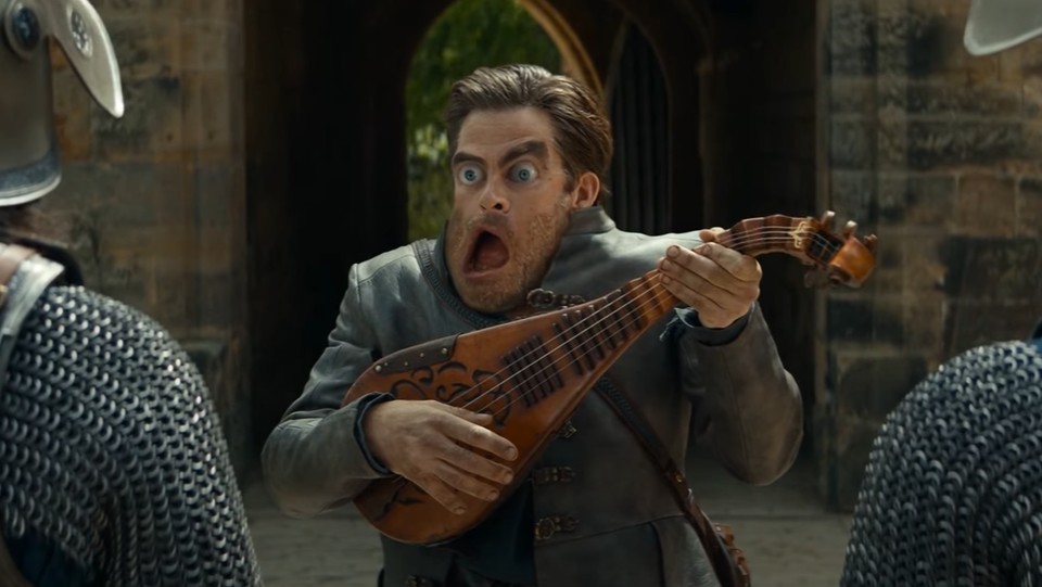 Chris Pine would definitely be available for a new serenade in the role of Edgin. Image source: Paramount