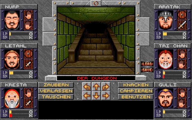 Dungeons of Avalon 2 erschien nur als Diskette für den Amiga. 