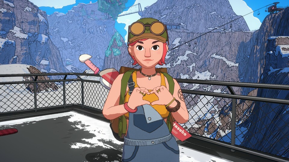 Im österreichischen Städtchen Hinterberg könnt ihr sowohl Dungeons erkunden als auch in den Bergen chillen.