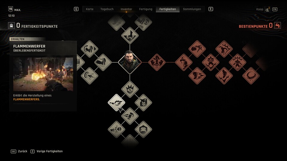 Der Flammenwerfer ist mit das beste Talent im ganzen Spiel.