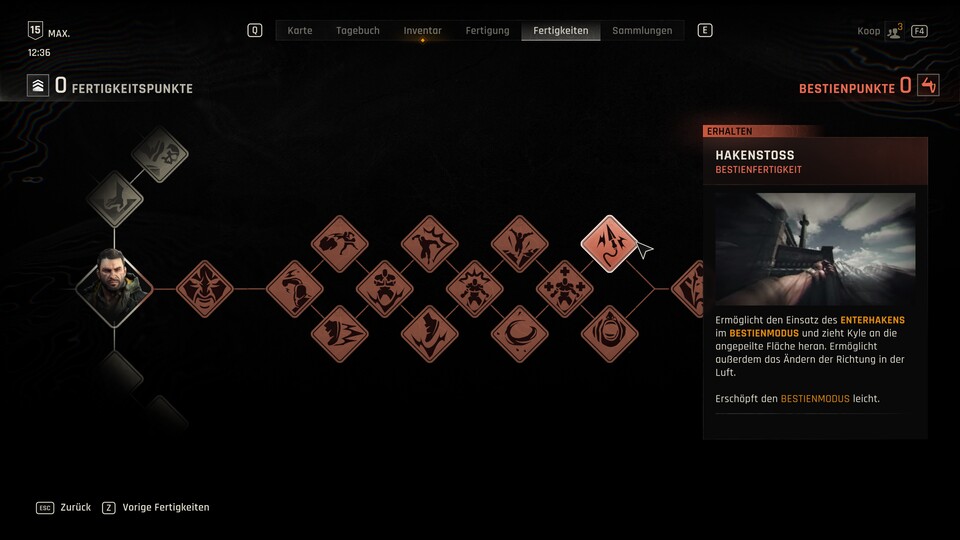 Den Greifhaken auch als Bestie verwenden zu können, hilft dabei, die lästigen Sniper des Barons auf den Dächern schnell zu erreichen.