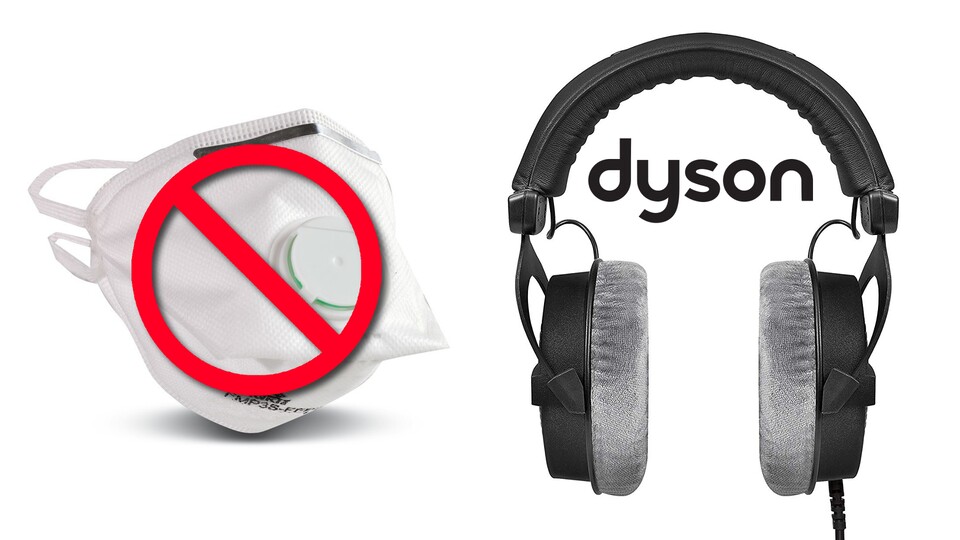 Kopfhörer können bislang meist primär eins: Musik wiedergeben. Ein Dyson-Patent ändert das möglicherweise in Zukunft. Bei dem hier zu sehenden, bereits erhältlichen Kopfhörer handelt es sich übrigens um den DT 990 Pro von Beyerdynamic.