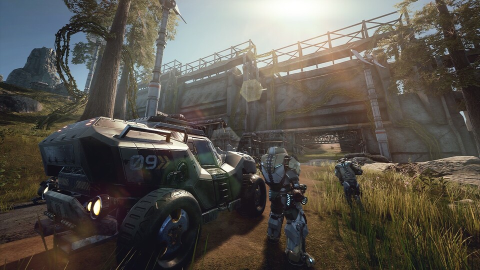 Dysterra: Dieser Open-World-Shooter hat dicke Mechs und Crafting