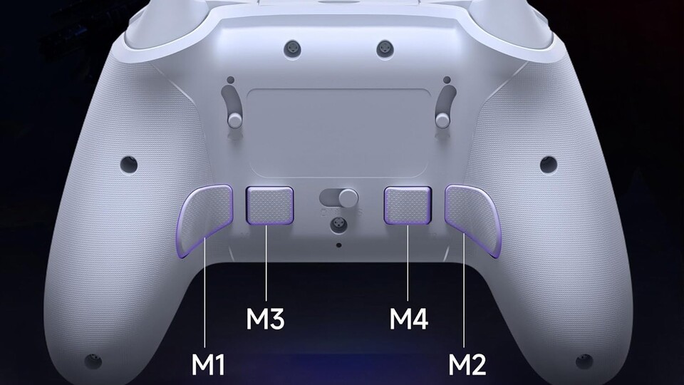 Mit den vier Backpaddles auf der Rückseite habt ihr deutlich mehr Möglichkeiten in puncto Steuerung als beispielsweise beim Xbox Wireless Controller.